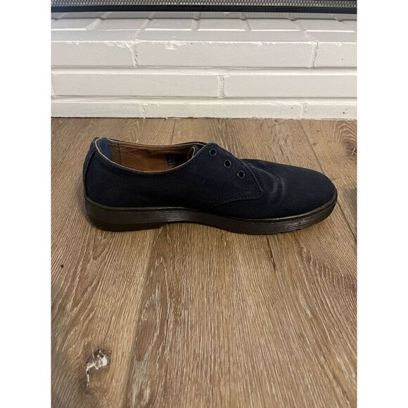 Dr Martens Delray Casual Oxfords Mens Size 11 EUR 45 Black Overdyed Twill Canvas - Picture 5 of 8